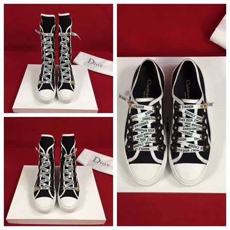 dior shoe lace|Dior white canvas shoes.